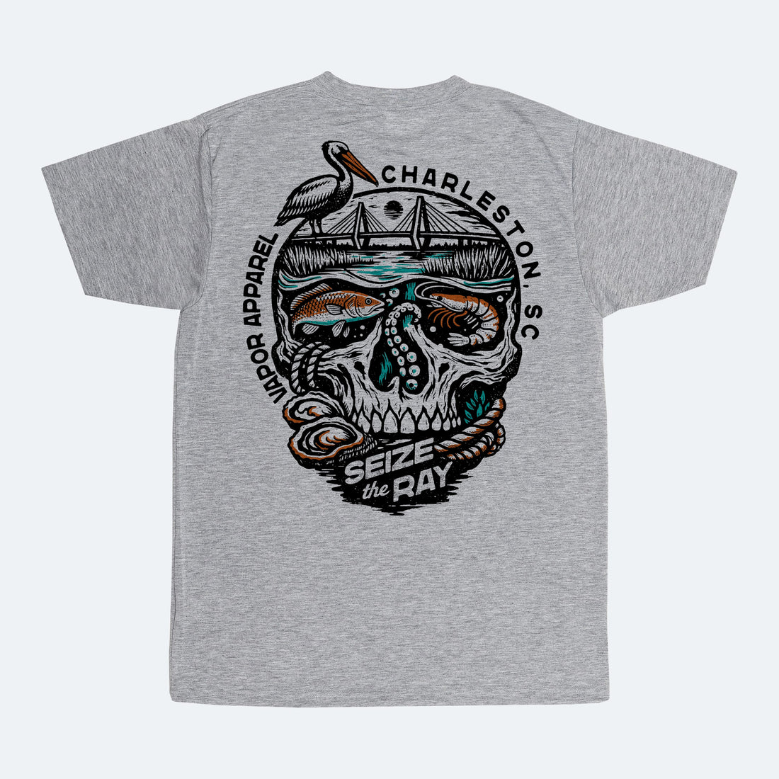 Vapor Apparel Sun Protection Pluff Mud Phantom SpunSoft Tech Short Sleeve