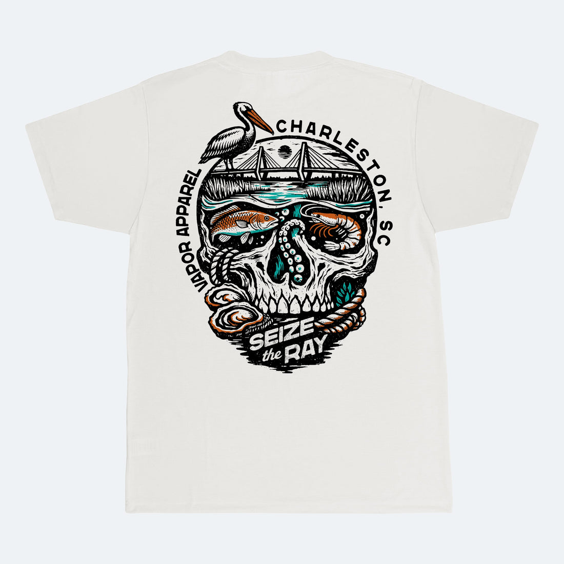 Vapor Apparel Sun Protection Pluff Mud Phantom SpunSoft Tech Short Sleeve