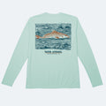 Vapor Apparel Sun Protection Redfish Ripple Solar Long Sleeve