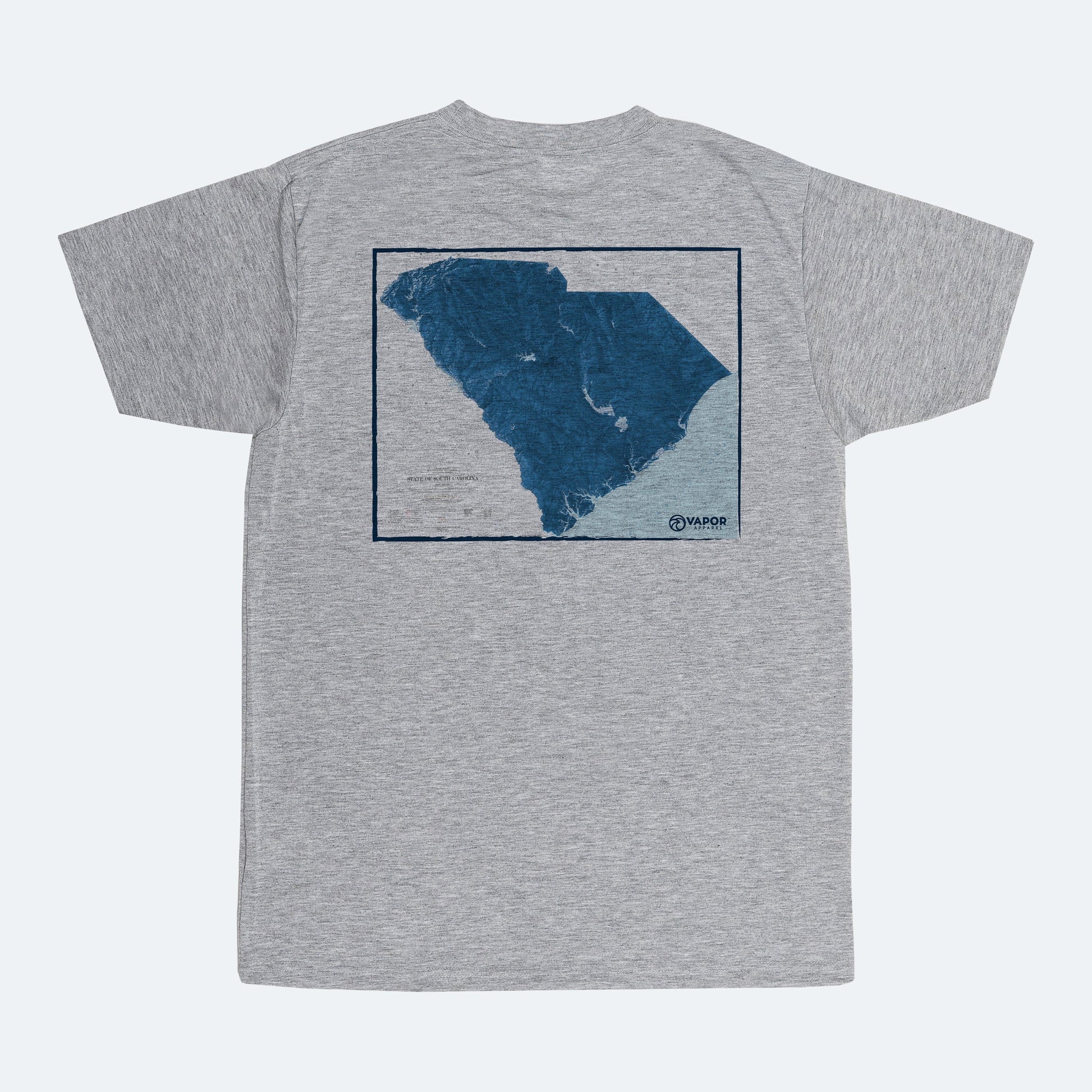 Vapor Apparel Sun Protection SC Map SpunSoft Tech Short Sleeve