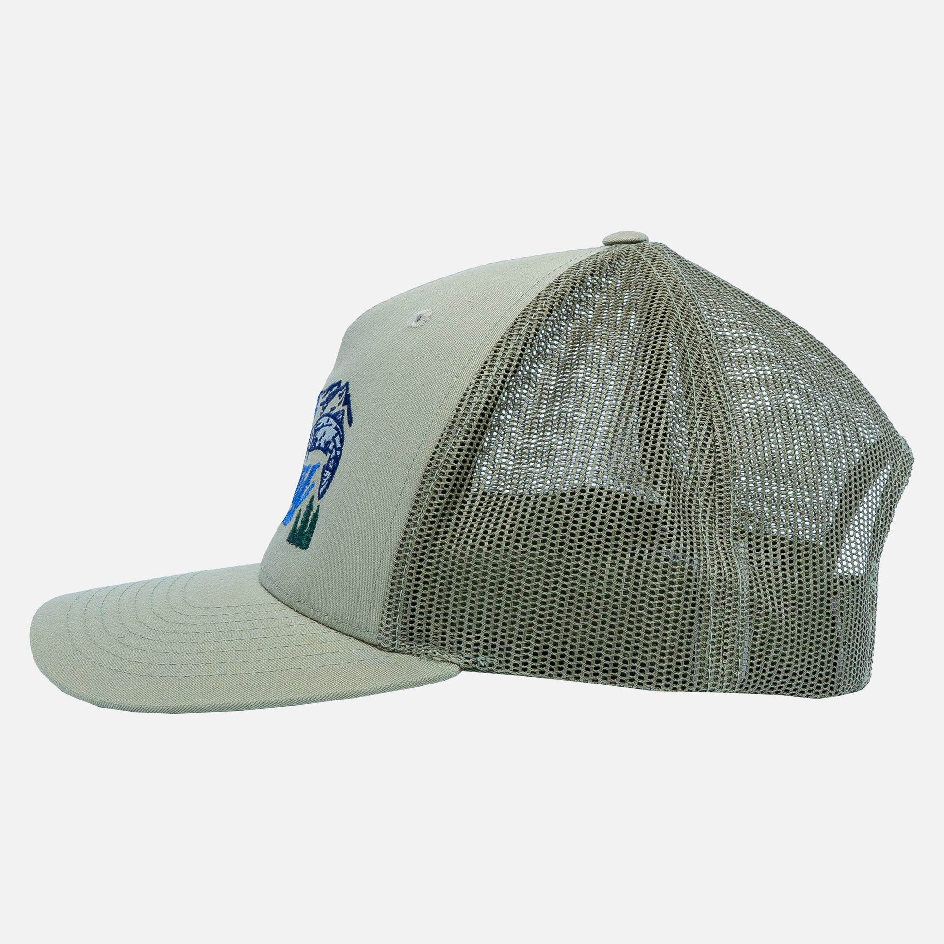 Vapor Apparel Sun Protection Seize the Ray Fish Trucker Hat