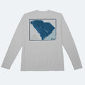 Vapor Apparel Sun Protection South Carolina Map Solar Long Sleeve