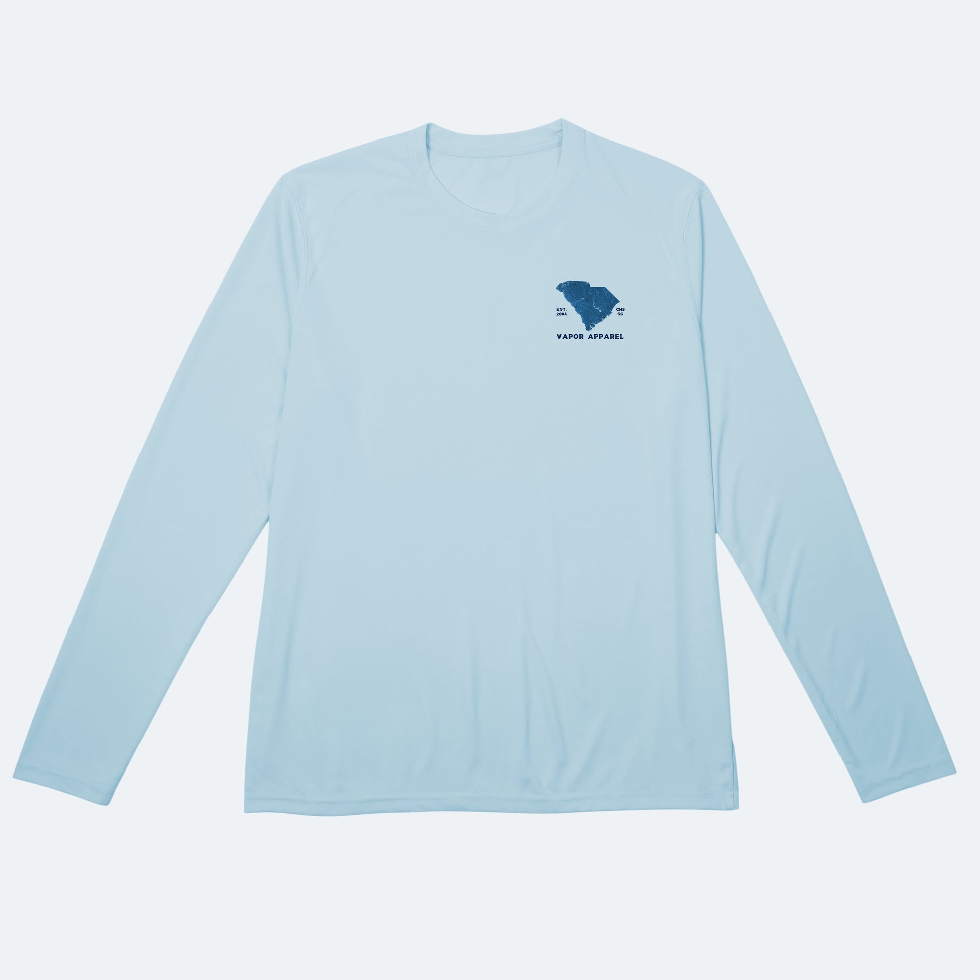 Vapor Apparel Sun Protection South Carolina Map Solar Long Sleeve