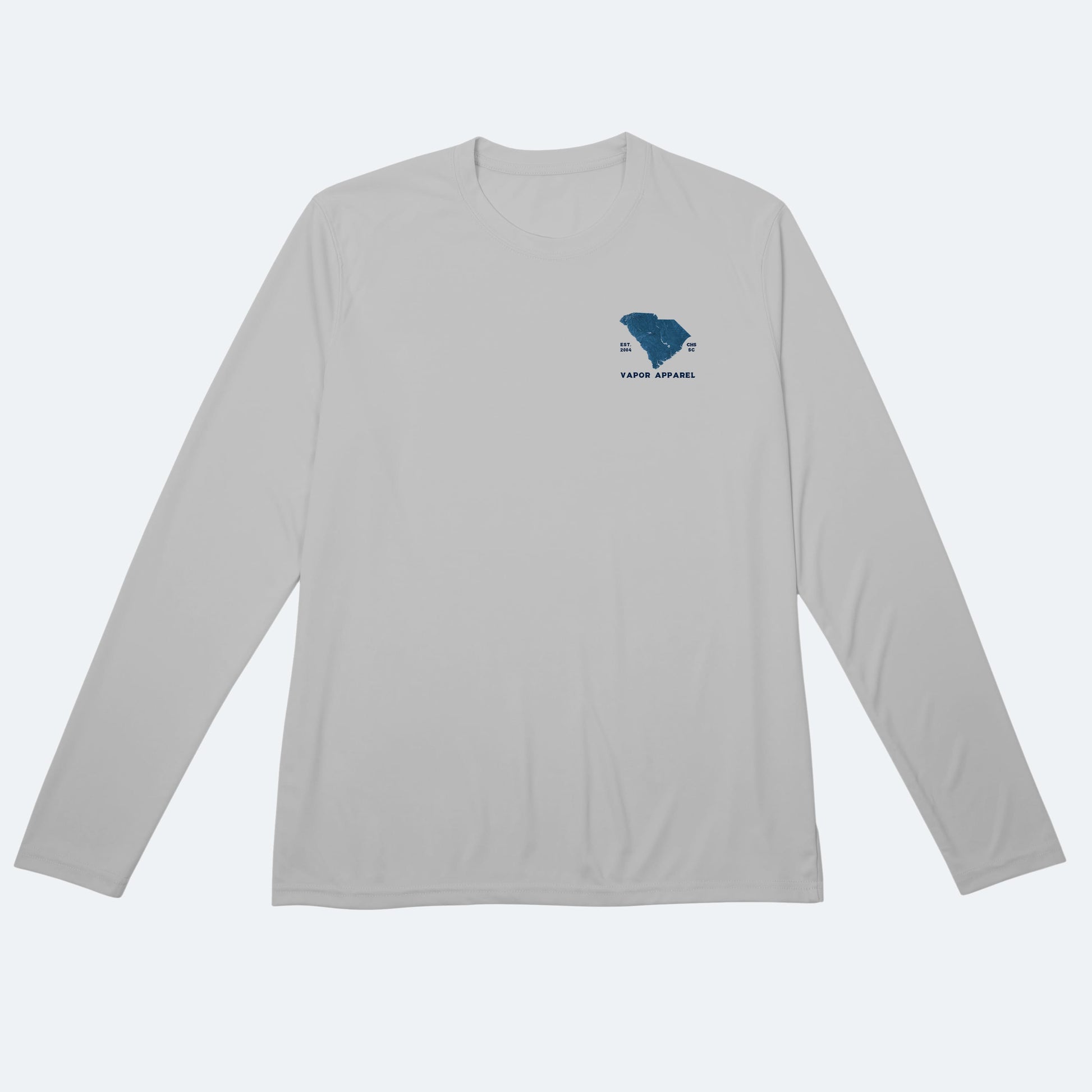 Vapor Apparel Sun Protection South Carolina Map Solar Long Sleeve