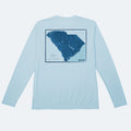 Vapor Apparel Sun Protection South Carolina Map Solar Long Sleeve