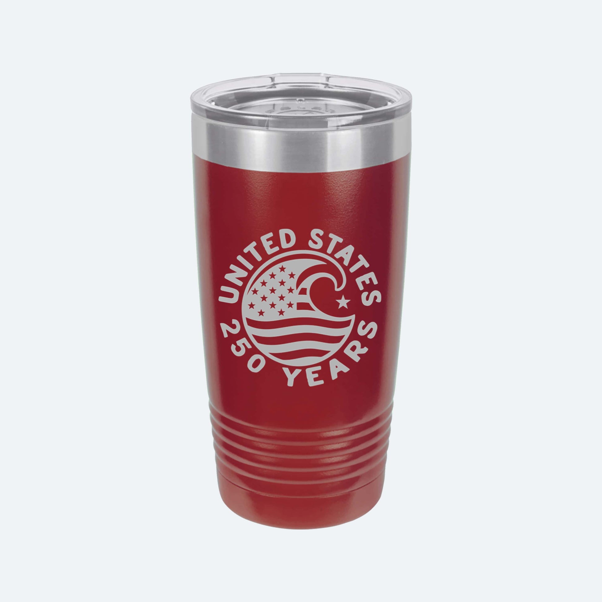 Vapor Apparel Sun Protection Stars + Stripes Wave 20oz Tumbler