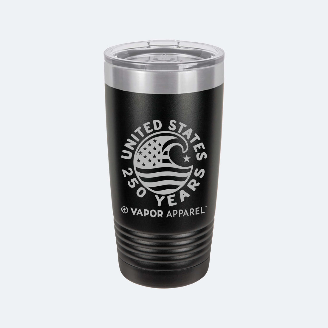 Vapor Apparel Sun Protection Stars + Stripes Wave 20oz Tumbler