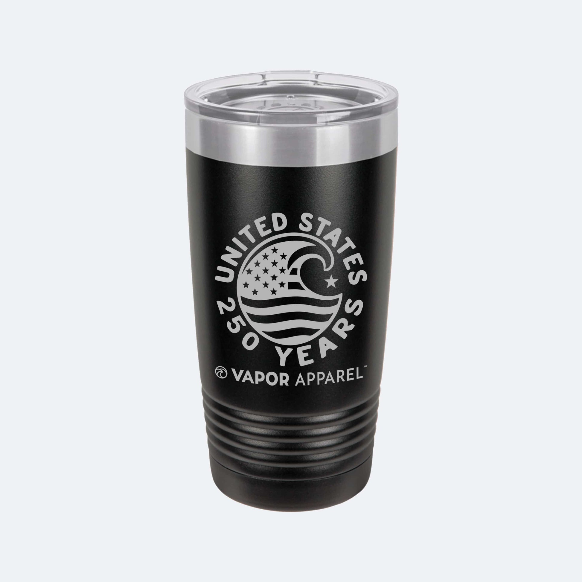 Vapor Apparel Sun Protection Stars + Stripes Wave 20oz Tumbler