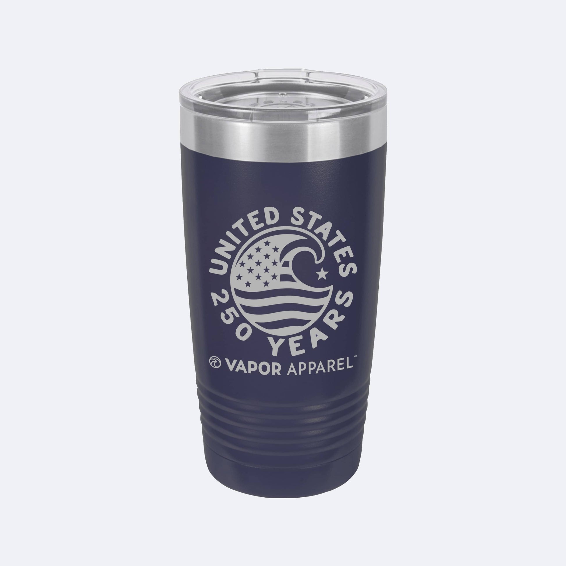 Vapor Apparel Sun Protection Stars + Stripes Wave 20oz Tumbler