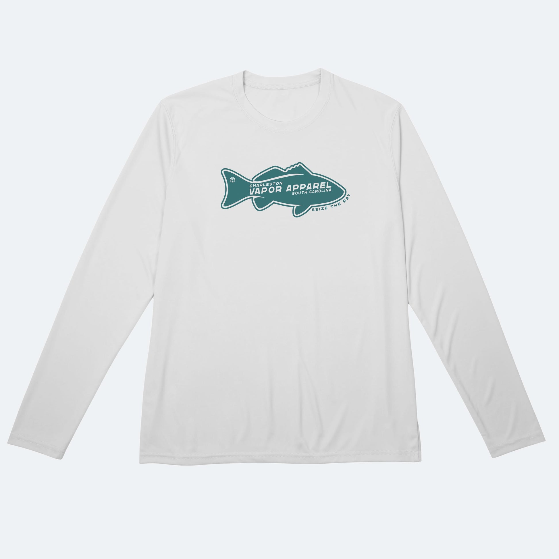 Vapor Apparel Sun Protection Teal Redfish Solar Long Sleeve