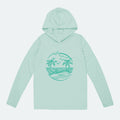 Vapor Apparel Sun Protection Toddler Beach Line Art Solar Hoodie