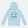 Vapor Apparel Sun Protection Toddler Beach Line Art Solar Hoodie