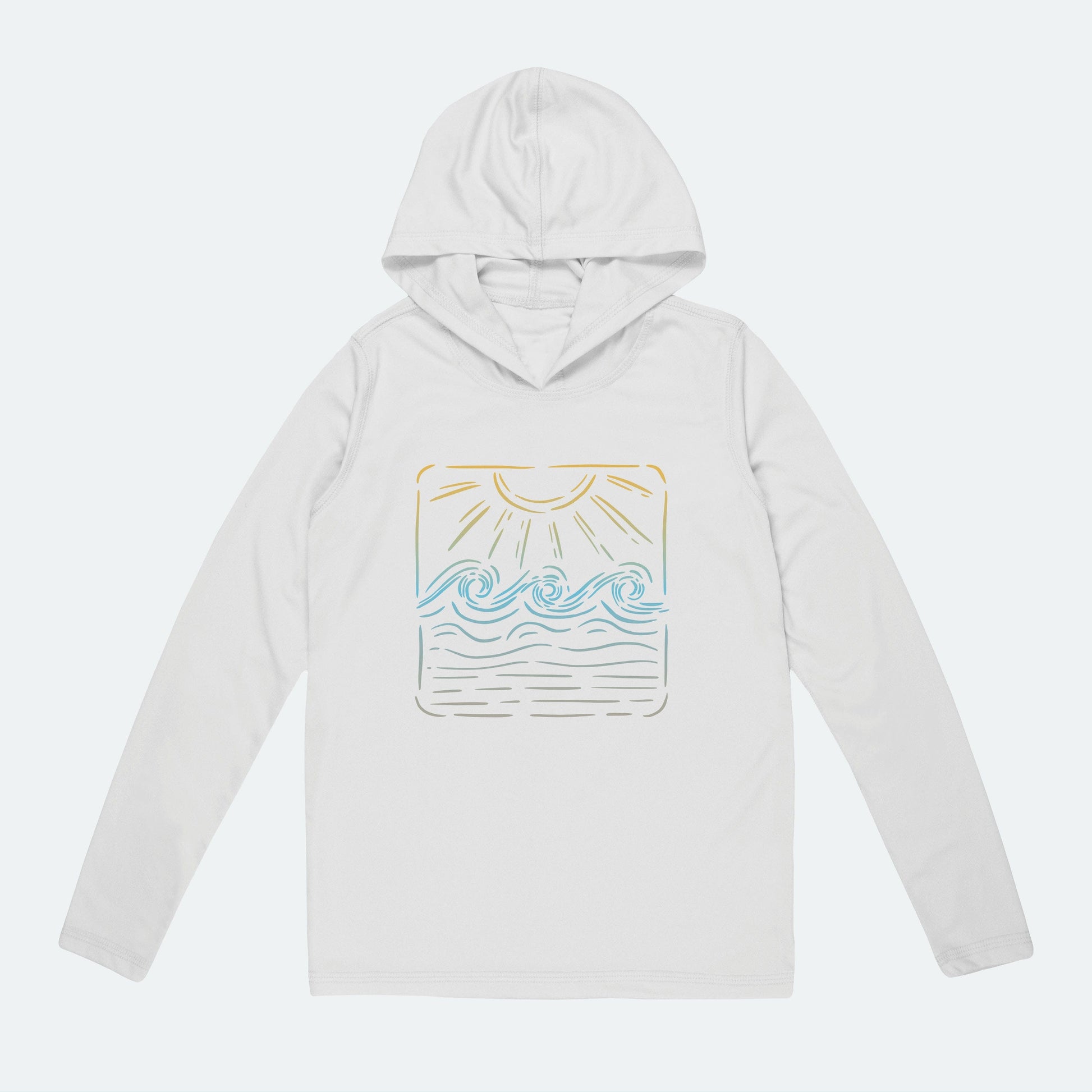 Vapor Apparel Sun Protection Toddler Beach Sketch Solar Hoodie