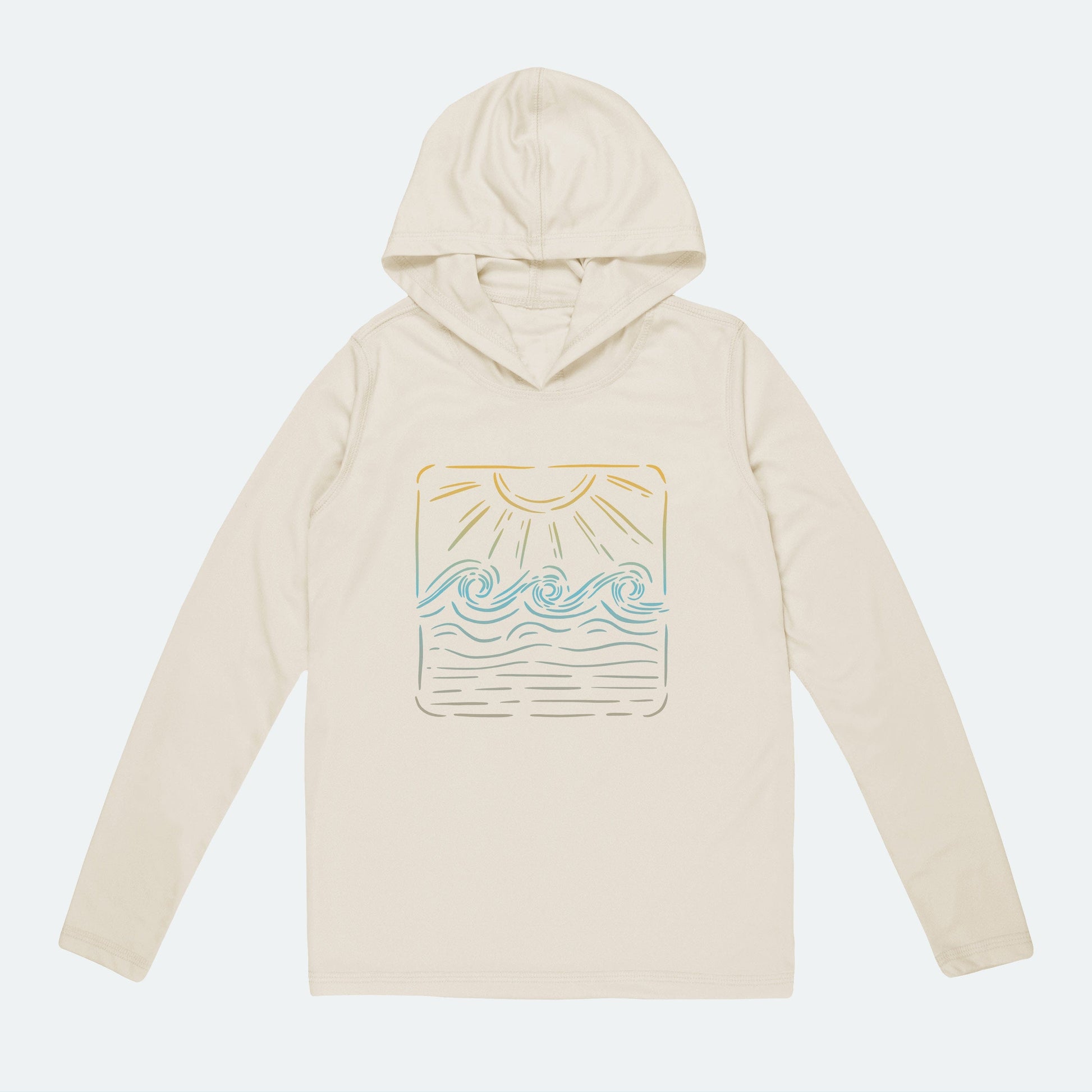 Vapor Apparel Sun Protection Toddler Beach Sketch Solar Hoodie