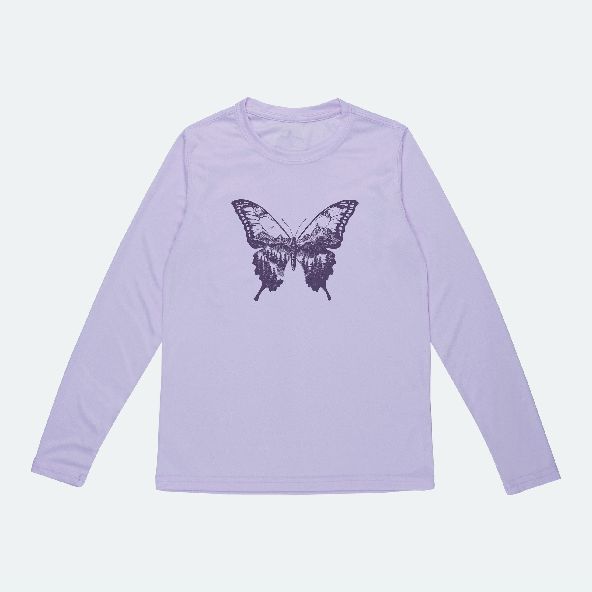 Vapor Apparel Sun Protection Toddler Butterfly Solar Shirt