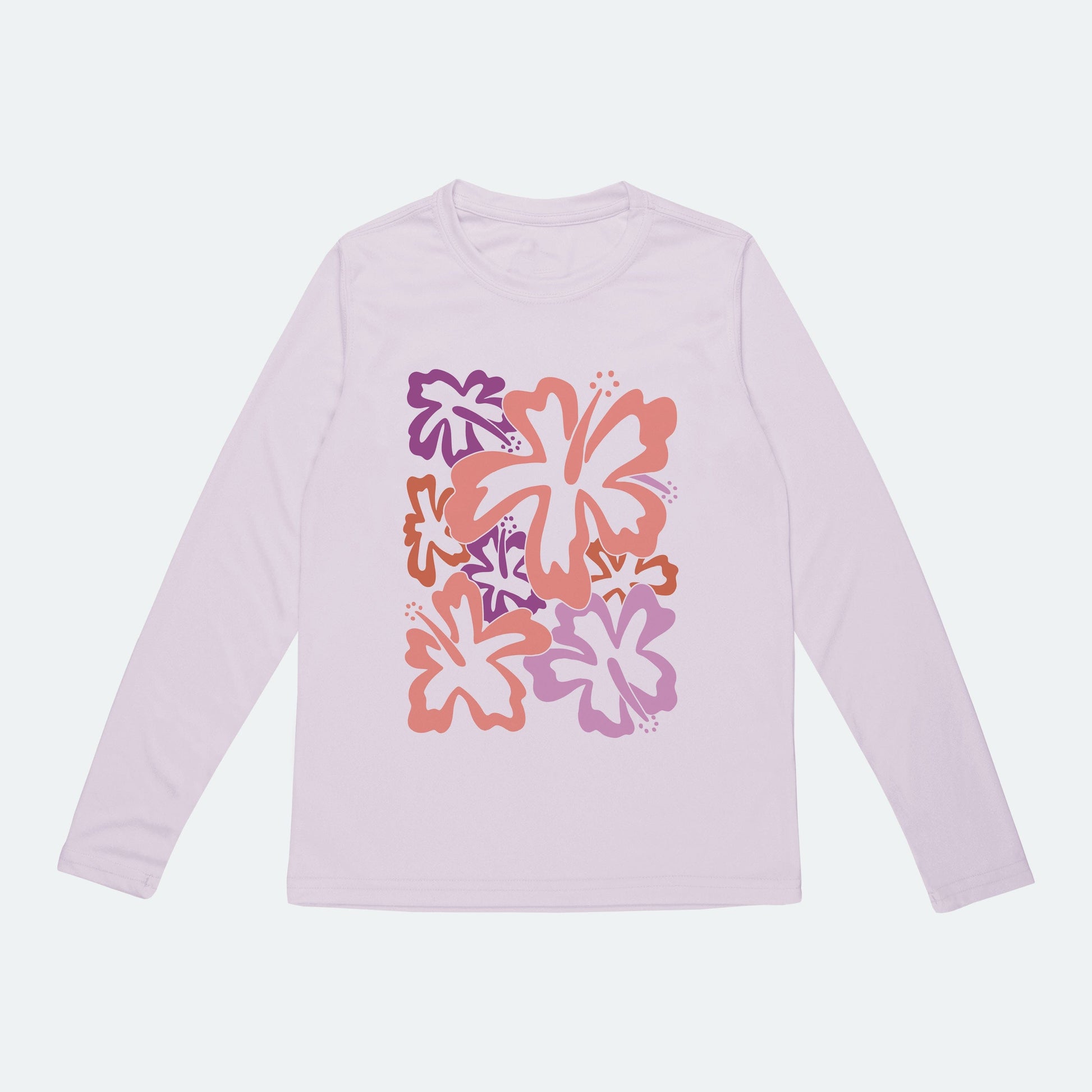 Vapor Apparel Sun Protection Toddler Funky Hibiscus Solar Shirt