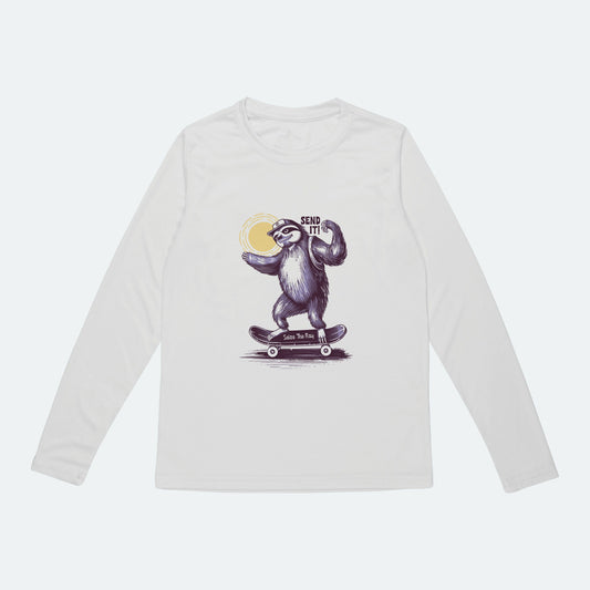 Toddler Send It Sloth Solar Shirt