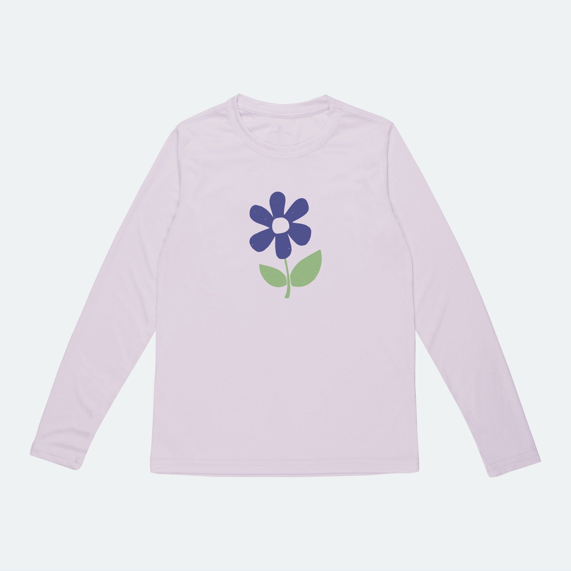 Vapor Apparel Sun Protection Toddler Simple Flower Solar Shirt