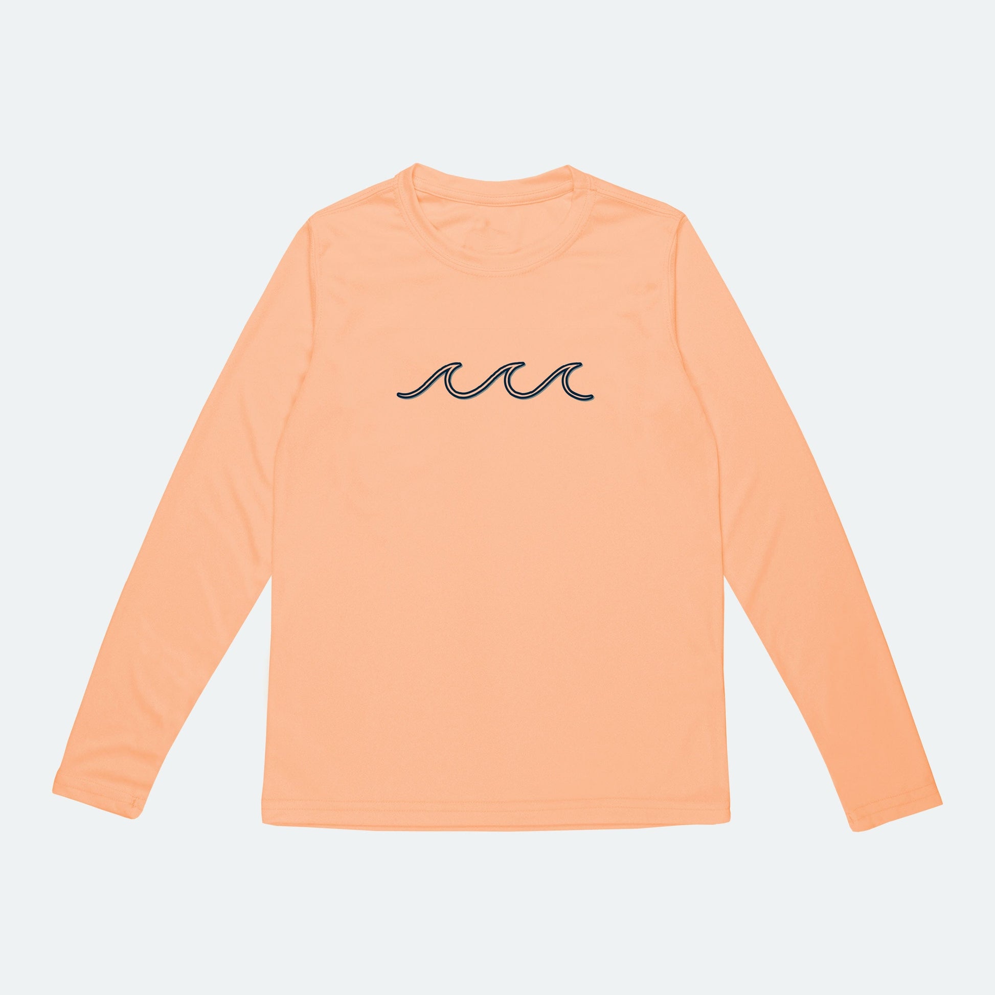 Vapor Apparel Sun Protection Toddler Simple Wave Solar Shirt