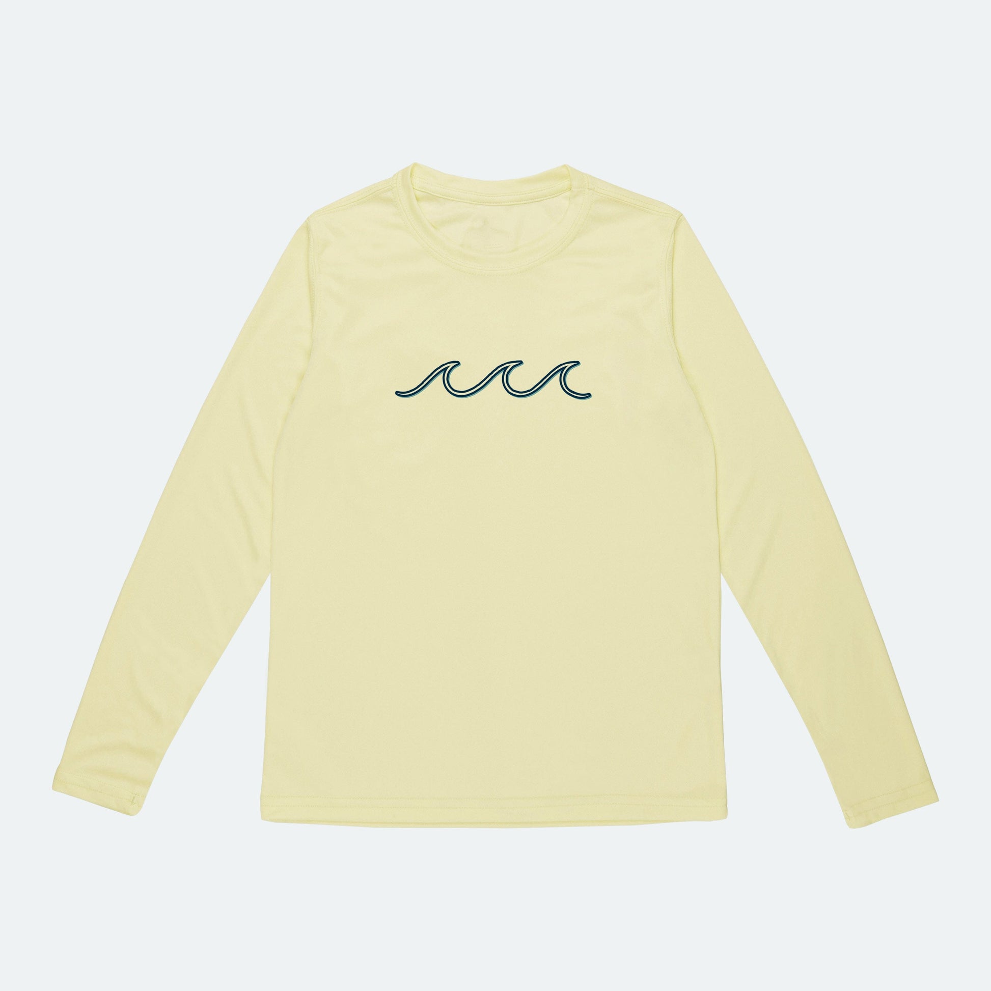 Vapor Apparel Sun Protection Toddler Simple Wave Solar Shirt