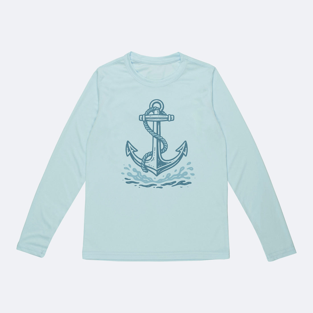 Vapor Apparel Sun Protection Toddler Splashing Anchor Solar Long Sleeve