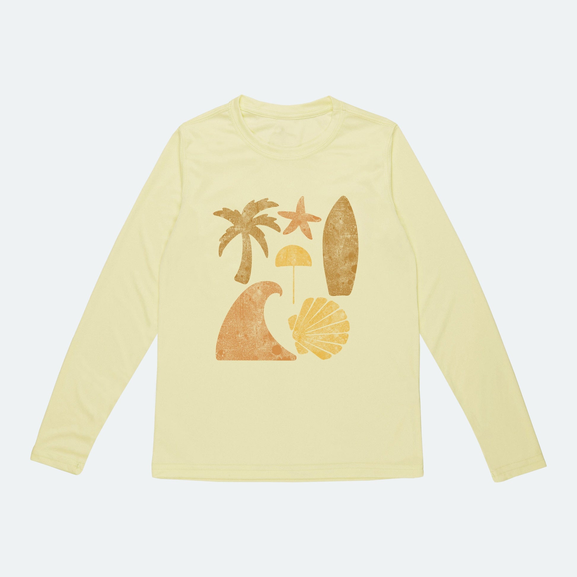 Vapor Apparel Sun Protection Toddler Summer Icons Solar Shirt
