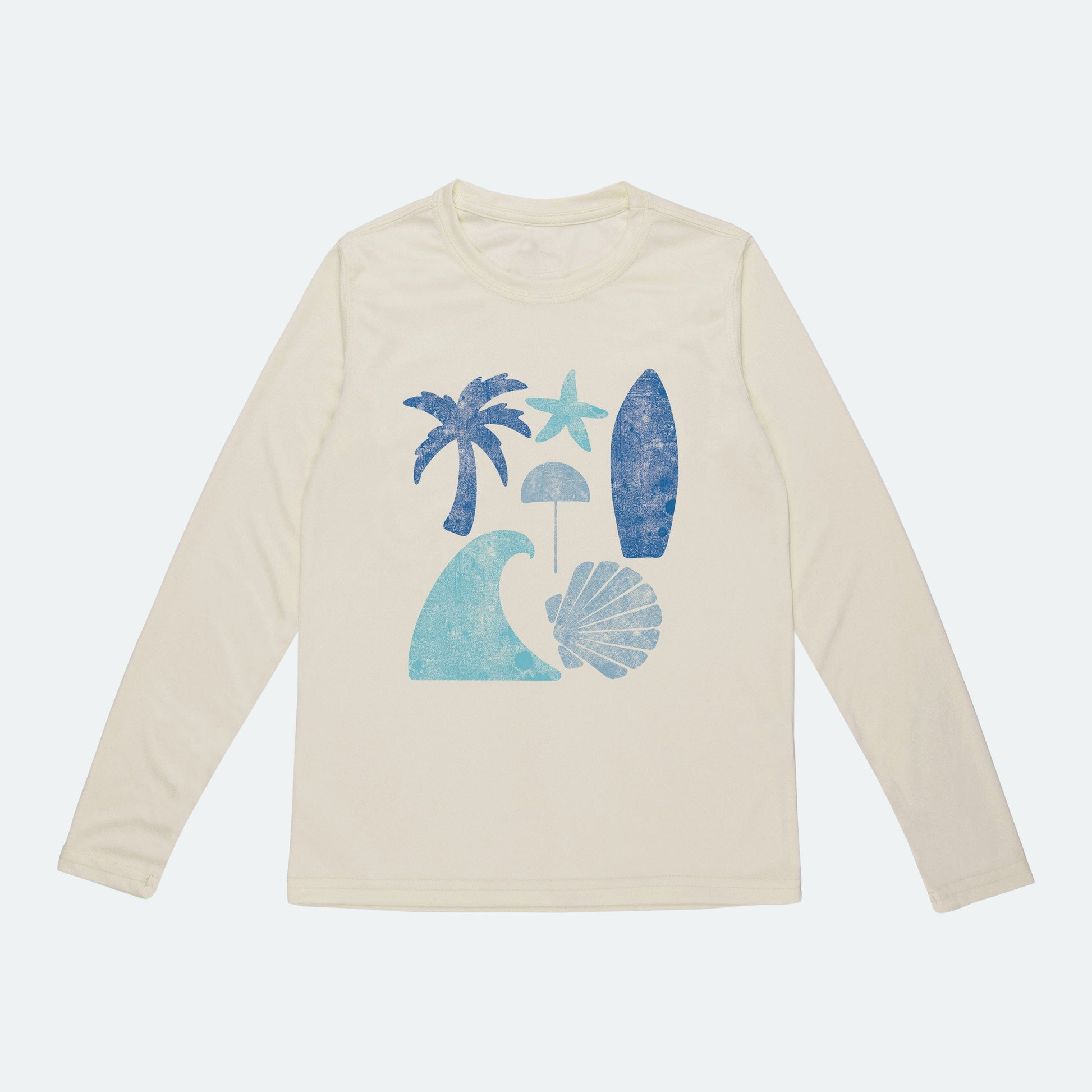 Vapor Apparel Sun Protection Toddler Summer Icons Solar Shirt