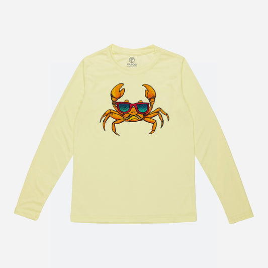Vapor Apparel Sun Protection Toddler Sunglasses Crab Solar Shirt