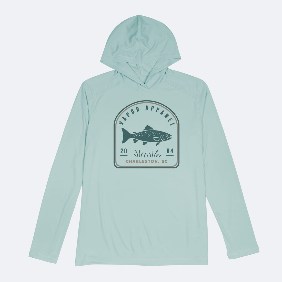 Vapor Apparel Sun Protection Trout Tombstone Solar Hoodie