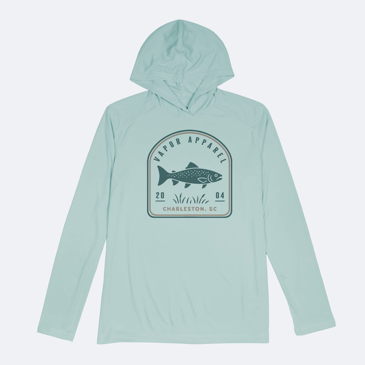 Vapor Apparel Sun Protection Trout Tombstone Solar Hoodie