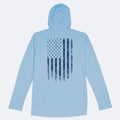 Vapor Apparel Sun Protection Weathered Flag Solar Hoodie