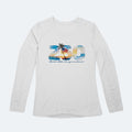 Vapor Apparel Sun Protection Women's 250th Palm and Flag Solar Long Sleeve Shirt