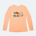 Vapor Apparel Sun Protection Women's 250th Palm and Flag Solar Long Sleeve Shirt