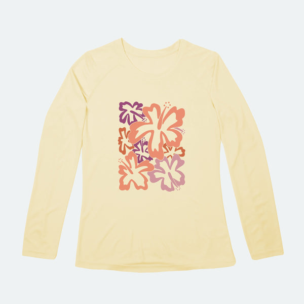 【BAON】[unisex] Kiori Sun Printing Over Long Sleeve Tee vapor-apparel-sun-protection-
