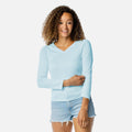 Vapor Apparel Sun Protection Women's Solar V-Neck Long Sleeve
