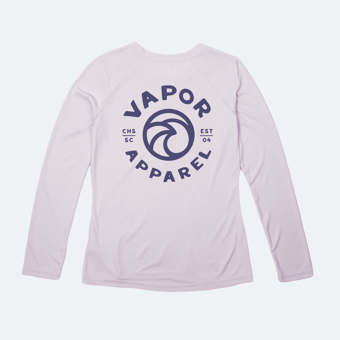 Vapor Apparel Sun Protection Women's Wave Stamp Solar Long Sleeve