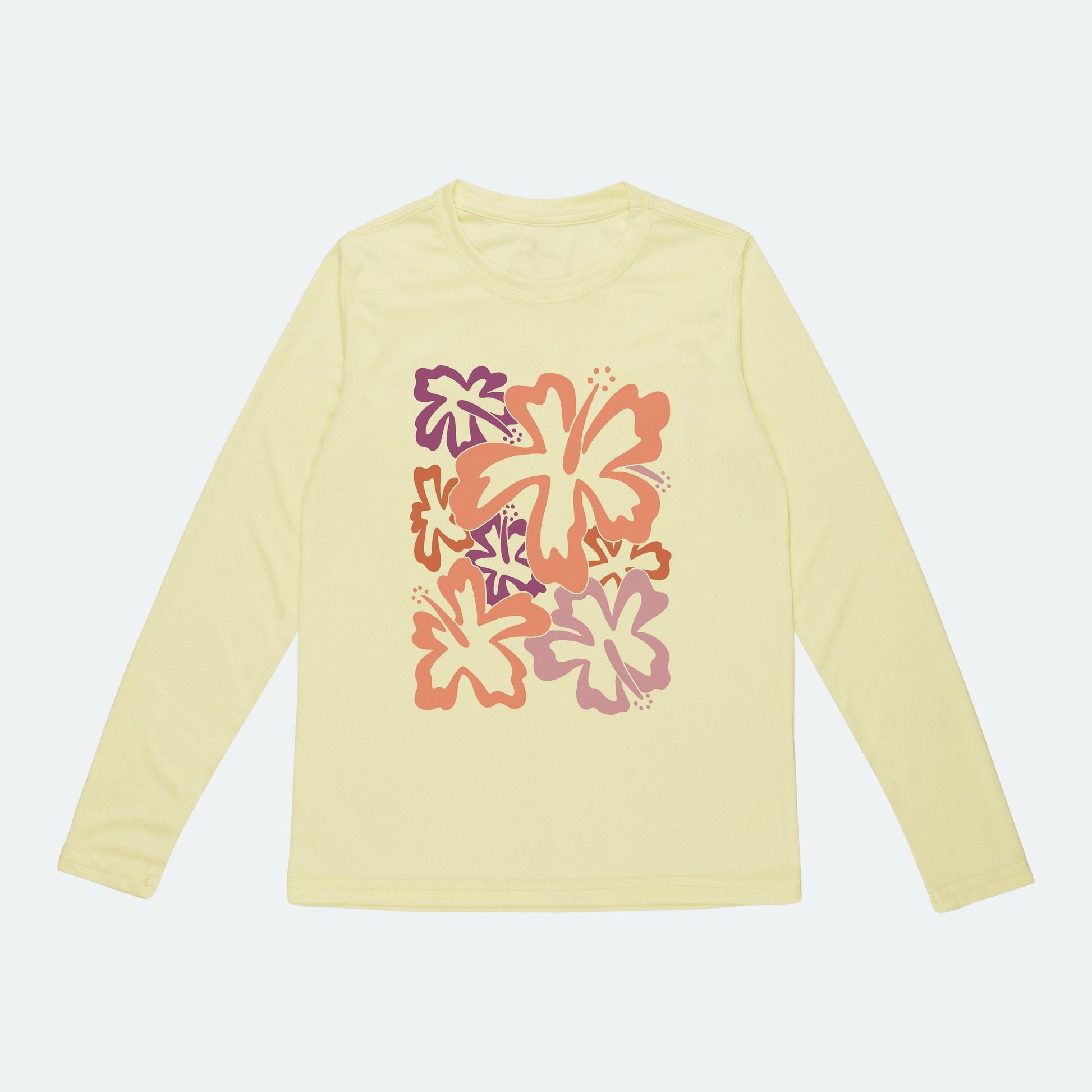 Vapor Apparel Sun Protection Youth Funky Hibiscus Solar Shirt