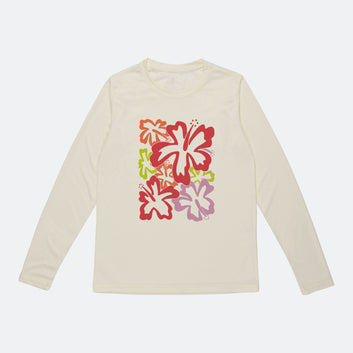 Youth Funky Hibiscus Solar Shirt
