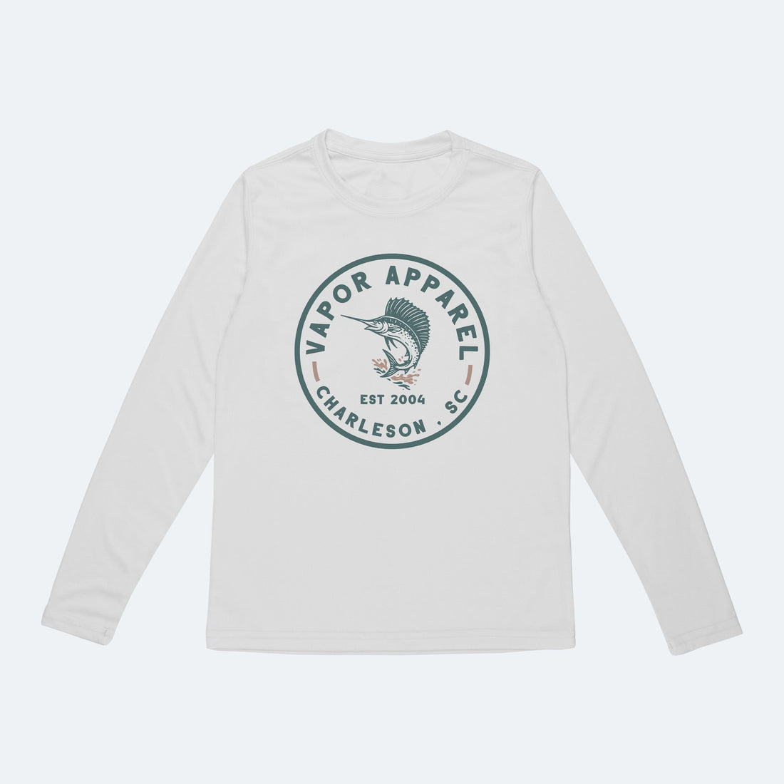 Vapor Apparel Sun Protection Youth Sailfish Stamp Solar Long Sleeve