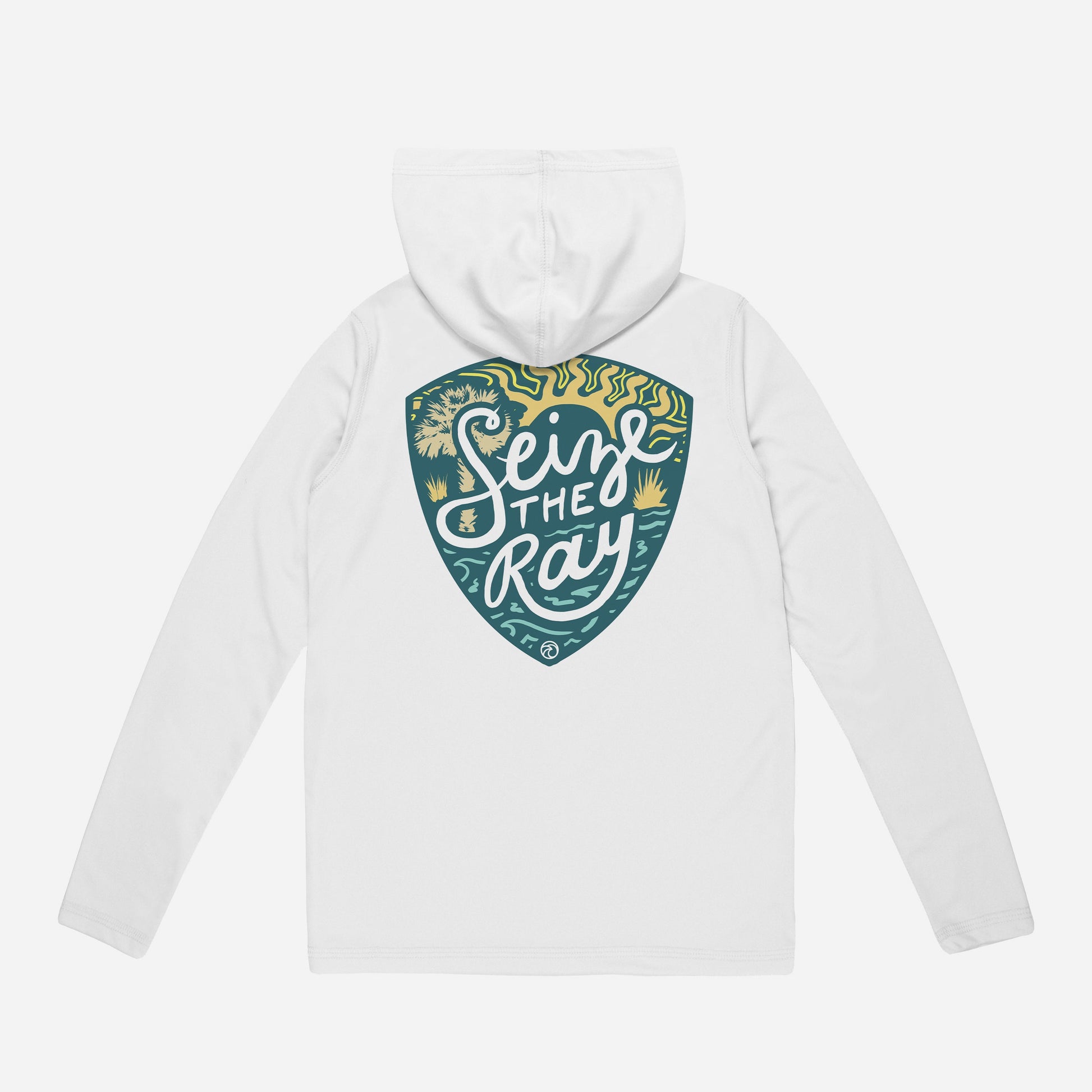 Vapor Apparel Sun Protection Youth Seize the Ray Badge Solar Hoodie