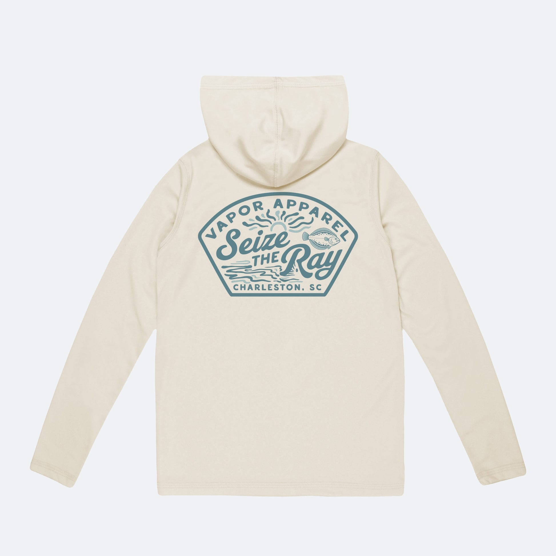 Vapor Apparel Sun Protection Youth STR Flounder Solar Hoodie