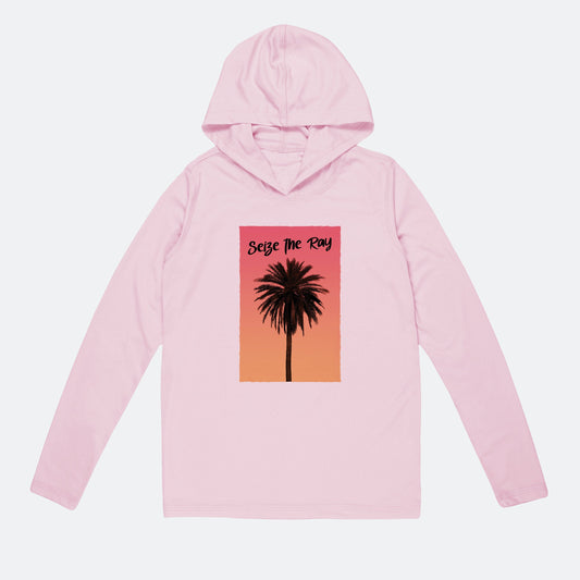 Youth Sunset Palm Solar Hoodie