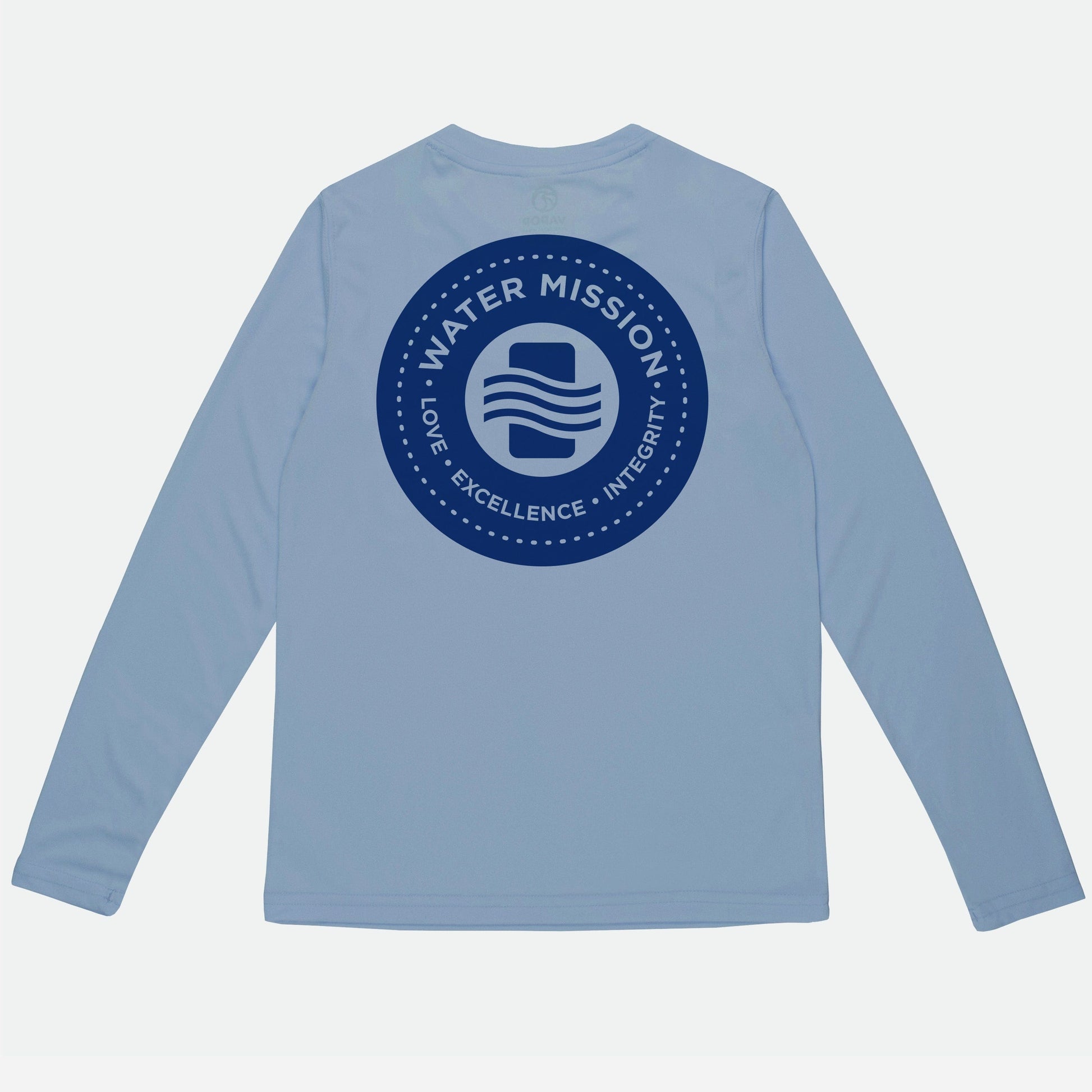 Vapor Apparel Sun Protection Youth Water Mission Solid Circle Long Sleeve