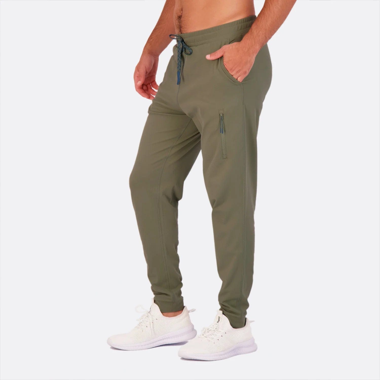 Khaki skinny 2025 joggers mens