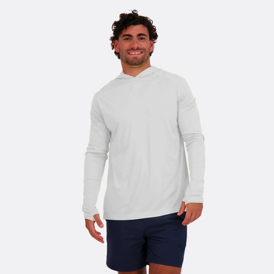Women's SPF Shirts Men's UPF 50+ UV Sun Protection Hoodie Zip Down Long  Sleeve Hiking Shirt Outdoor Performance Running Fishing Hoodie (XL, Grey)