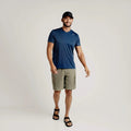 Vapor Apparel Sun Protection Men's Eco Sol V-Neck Short Sleeve