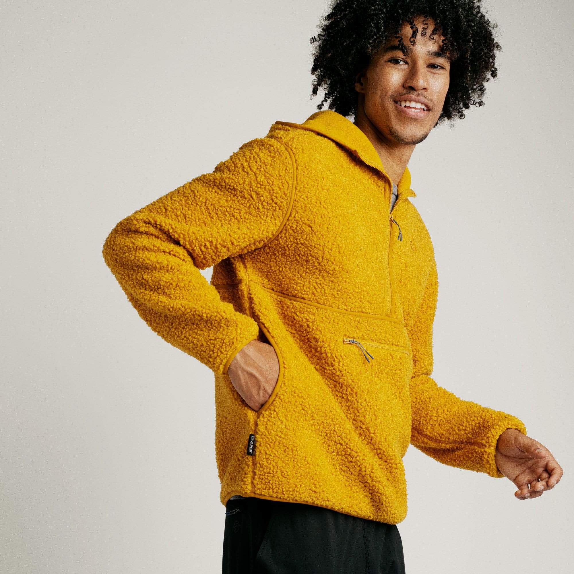 Yellow cheap fleece hoodie