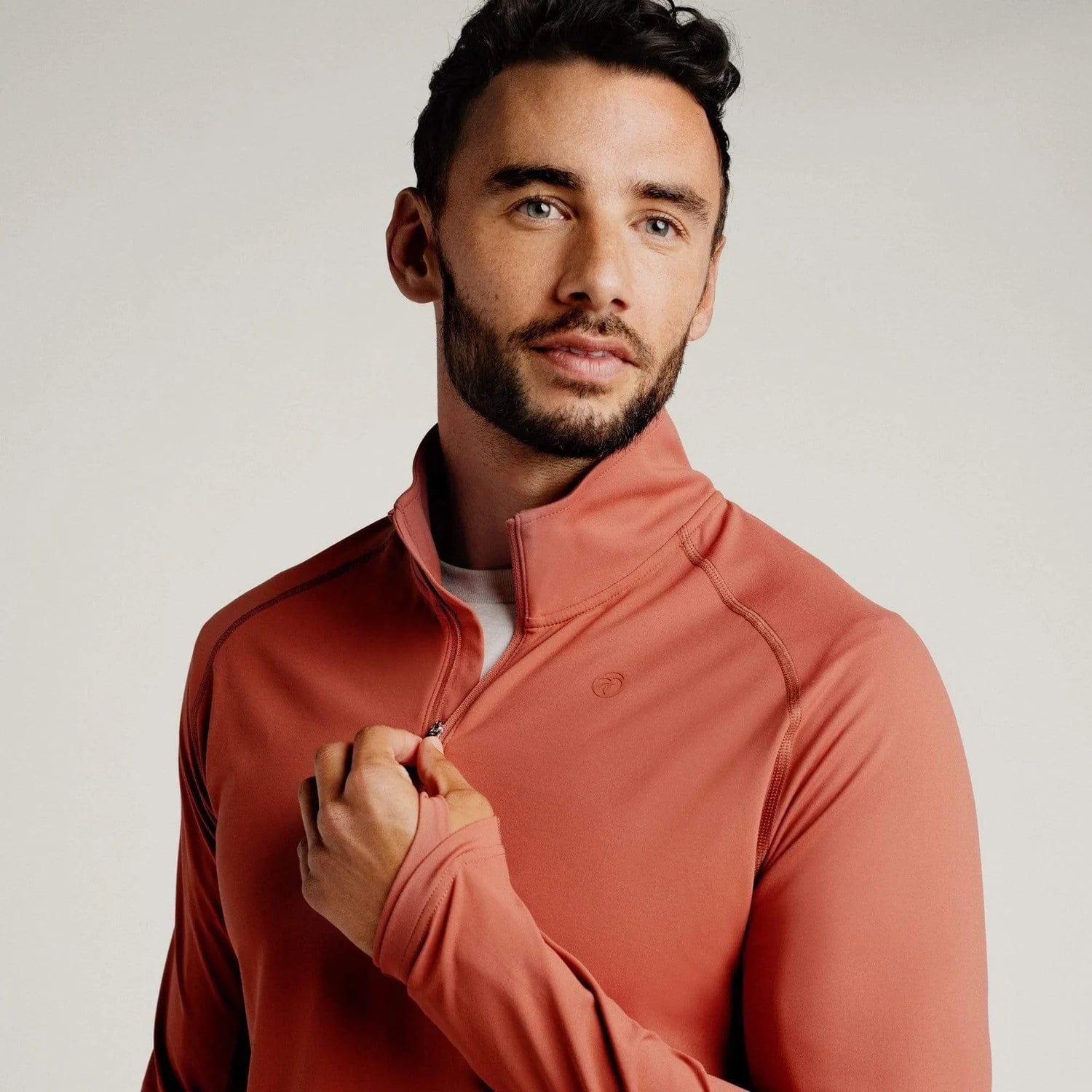 Quarter zip sales sun shirt