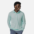 Vapor Apparel Sun Protection Men's Solar Long Sleeve Polo