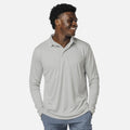 Vapor Apparel Sun Protection Men's Solar Long Sleeve Polo